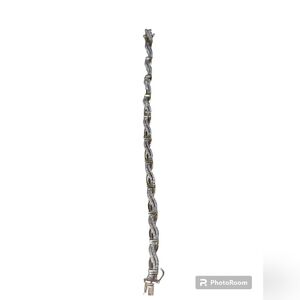 Prime Art Jewels Diamond Accent Bracelet, Signed PAJ BR China 7 INCHES